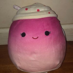 Squishmallow 8" Cinnamon the Pink Yogurt Food Plush